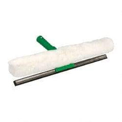 Unger - 18" Rubber Blade Window Washer/Squeegee - Black - Americas Industrial Supply