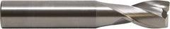 M.A. Ford - 5mm, 6mm LOC, 6mm Shank Diam, 64mm OAL, 2 Flute, Solid Carbide Square End Mill - Single End, Uncoated, 30° Helix, Centercutting, Right Hand Cut, Right Hand Flute, Series 135N - Americas Industrial Supply