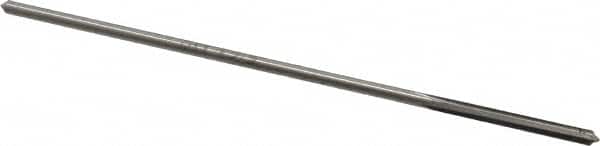 Interstate - 5/64" High Speed Steel 4 Flute Chucking Reamer - Straight Flute, 0.072" Straight Shank, 3/4" Flute Length, 3" OAL - Americas Industrial Supply