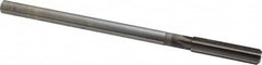 Interstate - 27/64" High Speed Steel Chucking Reamer - Straight Flute, 0.373" Straight Shank, 1-3/4" Flute Length, 7" OAL - Americas Industrial Supply