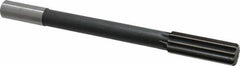 Interstate - 7/8" High Speed Steel Chucking Reamer - Straight Flute, 3/4" Straight Shank, 2-5/8" Flute Length, 10" OAL - Americas Industrial Supply