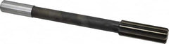 Interstate - 59/64" High Speed Steel Chucking Reamer - Straight Flute, 3/4" Straight Shank, 2-5/8" Flute Length, 10" OAL - Americas Industrial Supply