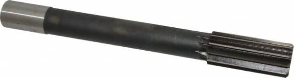 Interstate - 1-7/16" High Speed Steel Chucking Reamer - Straight Flute, 1-1/4" Straight Shank, 3-1/2" Flute Length, 12-1/2" OAL - Americas Industrial Supply