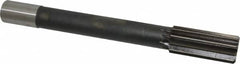 Interstate - 1-7/16" High Speed Steel Chucking Reamer - Straight Flute, 1-1/4" Straight Shank, 3-1/2" Flute Length, 12-1/2" OAL - Americas Industrial Supply