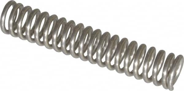 Gardner Spring - 0.61" OD, 0.041" Wire, 1.44" Free Length, Utility Compression Springs Spring - 3.14 Lb Spring Rating - Americas Industrial Supply