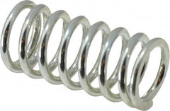 Gardner Spring - 0.6" OD, 0.072" Wire, 1-1/4" Free Length, Precision Compression Spring - 45 Lb Spring Rating, Music Wire - Americas Industrial Supply