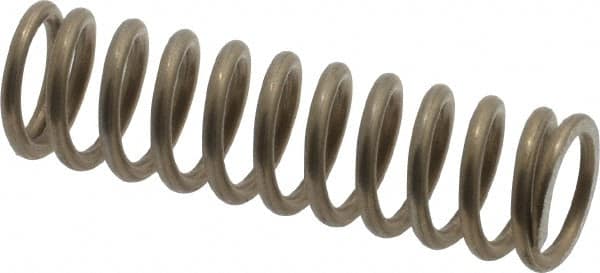 Gardner Spring - 0.42" OD, 0.055" Wire, 1-1/2" Free Length, Precision Compression Spring - 24.35 Lb Spring Rating, Stainless Steel - Americas Industrial Supply