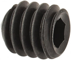 Value Collection - #8-32 UNC, 3/16" OAL, Cone Point Set Screw - Grade 8 Alloy Steel, 5/64" Key - Americas Industrial Supply