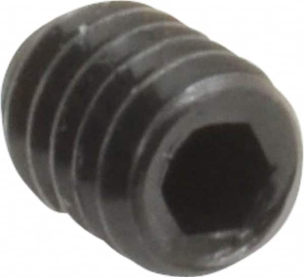 Value Collection - #8-32 UNC, 1/4" OAL, Cone Point Set Screw - Grade 8 Alloy Steel, 5/64" Key - Americas Industrial Supply