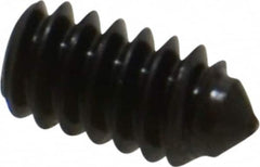 Value Collection - #10-24 UNC, 3/8" OAL, Cone Point Set Screw - Grade 8 Alloy Steel, 3/32" Key - Americas Industrial Supply