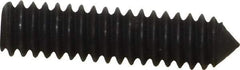 Value Collection - 1/4-20 UNC, 1" OAL, Cone Point Set Screw - Grade 8 Alloy Steel, 1/8" Key - Americas Industrial Supply