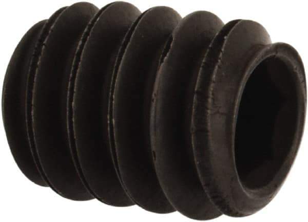 Value Collection - #10-24 UNC, 1/4" OAL, Oval Point Set Screw - Grade 8 Alloy Steel, 3/32" Key - Americas Industrial Supply