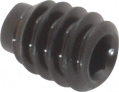 Value Collection - #6-32 UNC, 3/16" OAL, Half Dog Point Set Screw - Grade 8 Alloy Steel, 1/16" Key - Americas Industrial Supply