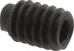 Value Collection - #8-32 UNC, 1/4" OAL, Half Dog Point Set Screw - Grade 8 Alloy Steel, 5/64" Key - Americas Industrial Supply