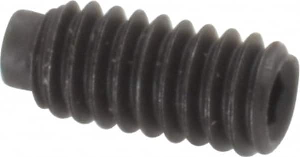 Value Collection - #8-32 UNC, 3/8" OAL, Half Dog Point Set Screw - Grade 8 Alloy Steel, 5/64" Key - Americas Industrial Supply