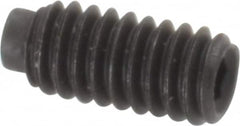 Value Collection - #8-32 UNC, 3/8" OAL, Half Dog Point Set Screw - Grade 8 Alloy Steel, 5/64" Key - Americas Industrial Supply