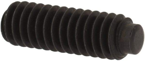 Value Collection - #8-32 UNC, 1/2" OAL, Half Dog Point Set Screw - Grade 8 Alloy Steel, 5/64" Key - Americas Industrial Supply