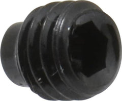 Value Collection - #10-32 UNF, 3/16" OAL, Half Dog Point Set Screw - Grade 8 Alloy Steel, 3/32" Key - Americas Industrial Supply
