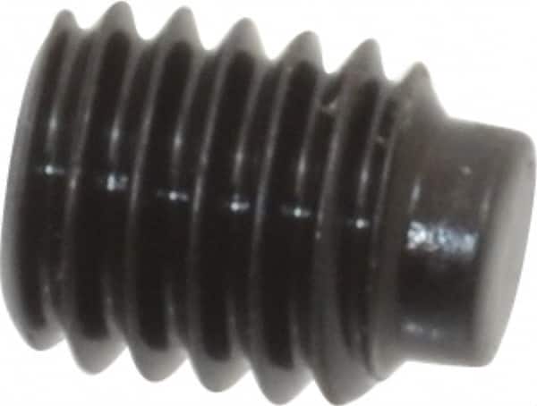 Value Collection - #10-32 UNF, 1/4" OAL, Half Dog Point Set Screw - Grade 8 Alloy Steel, 3/32" Key - Americas Industrial Supply