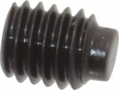 Value Collection - #10-32 UNF, 1/4" OAL, Half Dog Point Set Screw - Grade 8 Alloy Steel, 3/32" Key - Americas Industrial Supply