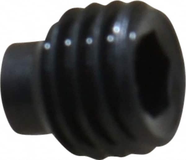 Value Collection - 1/4-28 UNF, 1/4" OAL, Half Dog Point Set Screw - Grade 8 Alloy Steel, 1/8" Key - Americas Industrial Supply