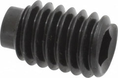 Value Collection - 5/16-18 UNC, 1/2" OAL, Half Dog Point Set Screw - Grade 8 Alloy Steel, 5/32" Key - Americas Industrial Supply