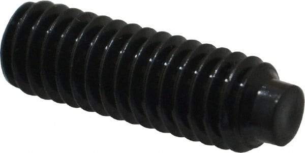 Value Collection - 5/16-18 UNC, 1" OAL, Half Dog Point Set Screw - Grade 8 Alloy Steel, 5/32" Key - Americas Industrial Supply