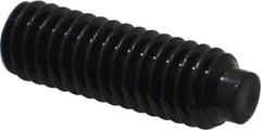 Value Collection - 5/16-18 UNC, 1" OAL, Half Dog Point Set Screw - Grade 8 Alloy Steel, 5/32" Key - Americas Industrial Supply