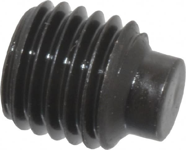 Value Collection - 5/16-24 UNF, 3/8" OAL, Half Dog Point Set Screw - Grade 8 Alloy Steel, 5/32" Key - Americas Industrial Supply