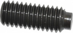 Value Collection - 3/8-16 UNC, 1" OAL, Half Dog Point Set Screw - Grade 8 Alloy Steel, 3/16" Key - Americas Industrial Supply