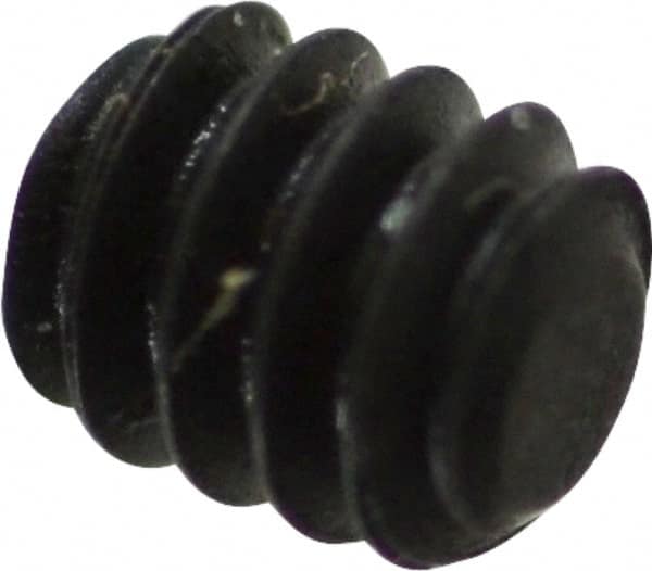 Value Collection - #4-40 UNC, 1/8" OAL, Flat Point Set Screw - Grade 8 Alloy Steel, 0.05" Key - Americas Industrial Supply