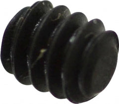 Value Collection - #4-40 UNC, 1/8" OAL, Flat Point Set Screw - Grade 8 Alloy Steel, 0.05" Key - Americas Industrial Supply