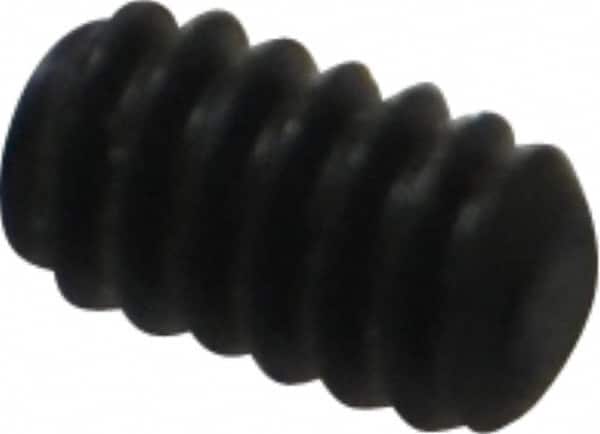 Value Collection - #4-40 UNC, 3/16" OAL, Flat Point Set Screw - Grade 8 Alloy Steel, 0.05" Key - Americas Industrial Supply