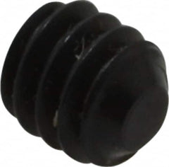 Value Collection - #5-40 UNC, 1/8" OAL, Flat Point Set Screw - Grade 8 Alloy Steel, 1/16" Key - Americas Industrial Supply