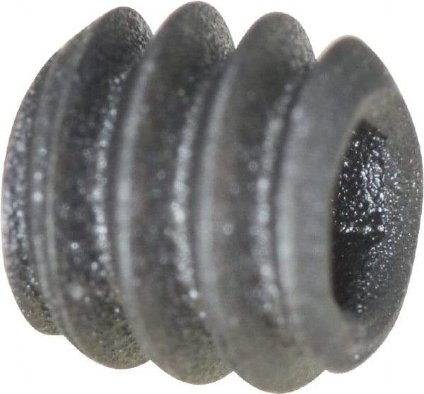 Value Collection - #6-32 UNC, 1/8" OAL, Flat Point Set Screw - Grade 8 Alloy Steel, 1/16" Key - Americas Industrial Supply