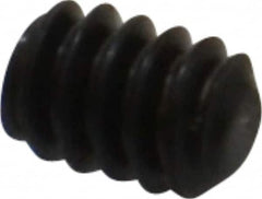 Value Collection - #6-32 UNC, 3/16" OAL, Flat Point Set Screw - Grade 8 Alloy Steel, 1/16" Key - Americas Industrial Supply