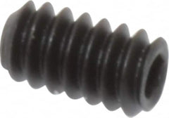 Value Collection - #6-32 UNC, 1/4" OAL, Flat Point Set Screw - Grade 8 Alloy Steel, 1/16" Key - Americas Industrial Supply