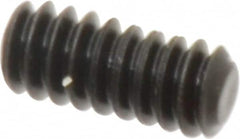 Value Collection - #6-32 UNC, 5/16" OAL, Flat Point Set Screw - Grade 8 Alloy Steel, 1/16" Key - Americas Industrial Supply