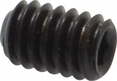 Value Collection - #8-32 UNC, 1/4" OAL, Flat Point Set Screw - Grade 8 Alloy Steel, 5/64" Key - Americas Industrial Supply