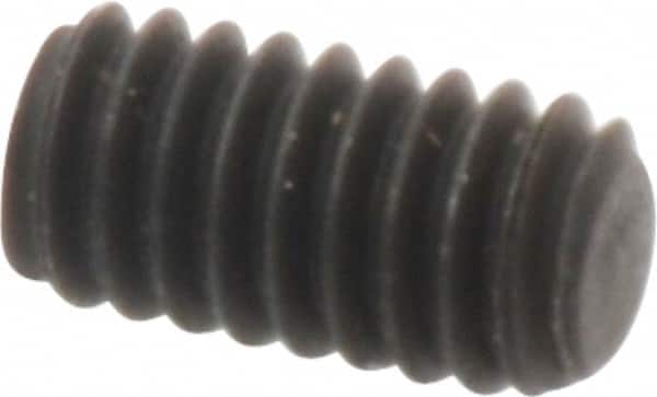 Value Collection - #8-32 UNC, 5/16" OAL, Flat Point Set Screw - Grade 8 Alloy Steel, 5/64" Key - Americas Industrial Supply