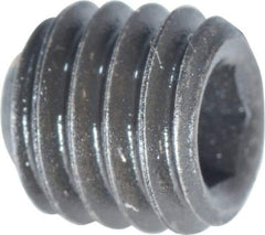 Value Collection - #10-32 UNF, 3/16" OAL, Flat Point Set Screw - Grade 8 Alloy Steel, 3/32" Key - Americas Industrial Supply