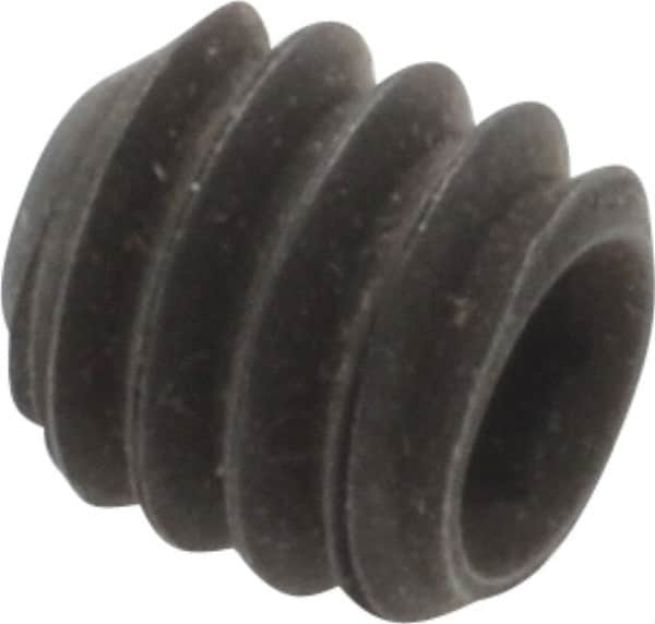 Value Collection - 1/4-20 UNC, 1/4" OAL, Flat Point Set Screw - Grade 8 Alloy Steel, 1/8" Key - Americas Industrial Supply