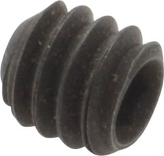 Value Collection - 1/4-20 UNC, 1/4" OAL, Flat Point Set Screw - Grade 8 Alloy Steel, 1/8" Key - Americas Industrial Supply