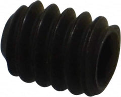 Value Collection - 1/4-20 UNC, 5/16" OAL, Flat Point Set Screw - Grade 8 Alloy Steel, 1/8" Key - Americas Industrial Supply