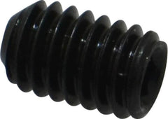 Value Collection - 5/16-18 UNC, 1/2" OAL, Flat Point Set Screw - Grade 8 Alloy Steel, 5/32" Key - Americas Industrial Supply