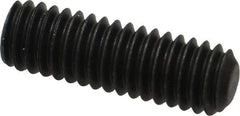 Value Collection - 5/16-18 UNC, 1" OAL, Flat Point Set Screw - Grade 8 Alloy Steel, 5/32" Key - Americas Industrial Supply