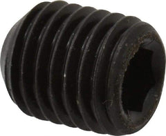Value Collection - 5/16-24 UNF, 3/8" OAL, Flat Point Set Screw - Grade 8 Alloy Steel, 5/32" Key - Americas Industrial Supply