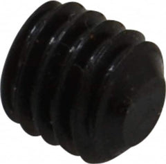Value Collection - 3/8-16 UNC, 3/8" OAL, Flat Point Set Screw - Grade 8 Alloy Steel, 3/16" Key - Americas Industrial Supply