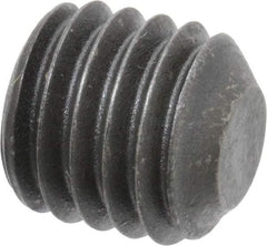 Value Collection - 1/2-13 UNC, 1/2" OAL, Flat Point Set Screw - Grade 8 Alloy Steel, 1/4" Key - Americas Industrial Supply