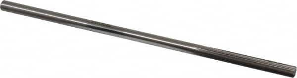 Interstate - #2 High Speed Steel Chucking Reamer - Straight Flute, 0.2173" Straight Shank, 1-1/2" Flute Length, 6" OAL - Americas Industrial Supply